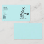 レトロ画家 名刺 (正面/裏面)