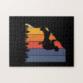 レトロ登山ボルダリングロック登山 ジグソーパズル (横)