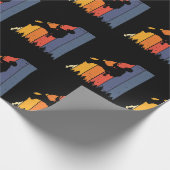 レトロ登山ボルダリングロック登山 ラッピングペーパー (角)