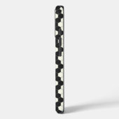 レトロ白黒ジオメトリック六角タイル Case-Mate iPhoneケース (裏面 / 左)