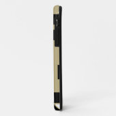 レトロ白黒パターンシームレスアート Case-Mate iPhoneケース (裏面/左)