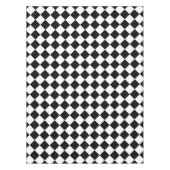 レトロ白黒パター市松模様にンホームデコール テーブルクロス (正面)