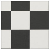 レトロ白黒パタ市松模様にン ファブリック (クローズアップ)