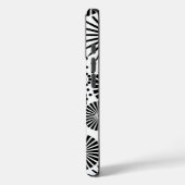 レトロ白黒花iPhone 5ケース Case-Mate iPhoneケース (裏面 / 左)