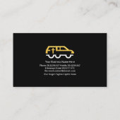 レトロ白黒金ゴールドタブ記念祭 名刺 (裏面)