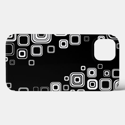 レトロ白黒 Case-Mate iPhoneケース (裏面 (横))