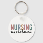 レトロ看護助手CNA看護助手 キーホルダー (裏面)