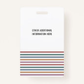 レトロ看護助手CNA看護助手 バッジ (裏面)