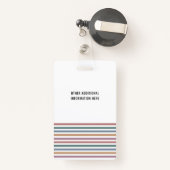 レトロ看護助手CNA看護助手 バッジ (裏面リトラクタブル付き)