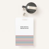 レトロ看護助手CNA看護助手 バッジ (裏面リトラクタブル付き)