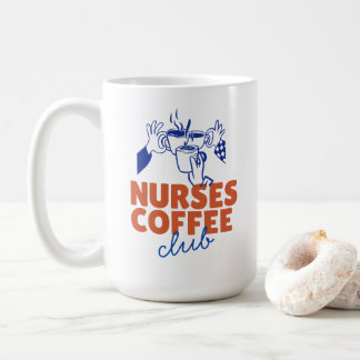 レトロ看護師コーヒークラブTシャツ コーヒーマグカップ