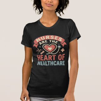 レトロ看護師感謝シャツ Tシャツ