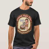 レトロ石器時代のヘルシー飲料 Tシャツ (正面)