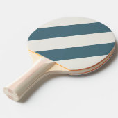 レトロ石板グレイ三はっきりしたストライプ 卓球ラケット (正面アングル)