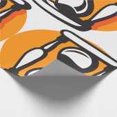 レトロ砂時計ミニマリスト時間 ラッピングペーパー