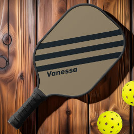 レトロ砂漠ストライプ三名 ピックルボールラケット