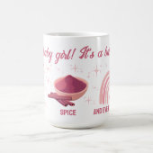 レトロ砂糖とスパイスジェンダーそれが女の子であることを明らかにする モーフィングマグカップ (中央)