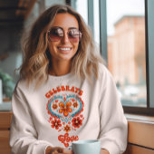 レトロ祝ラブ スウェットシャツ