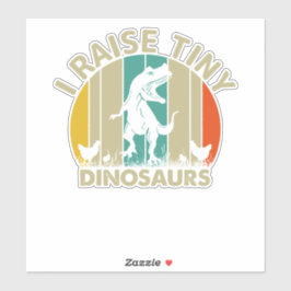 レトロ私は小さな恐竜を育てた シール