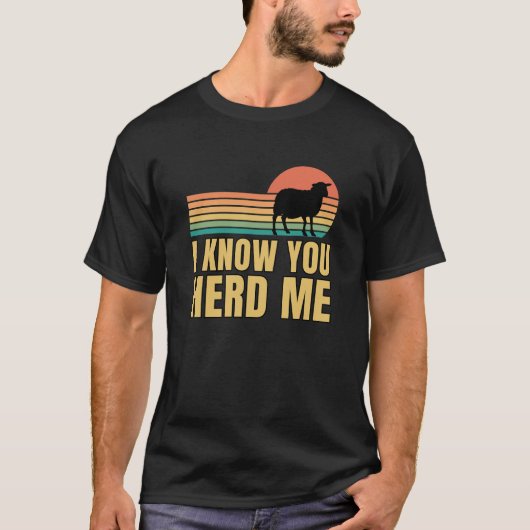 レトロ私は知っている私を飼っおもしろいた Tシャツ (正面)