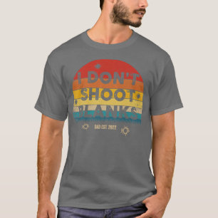 レトロ私は空白を撮影しない性別を明らかにするベビーショー Tシャツ