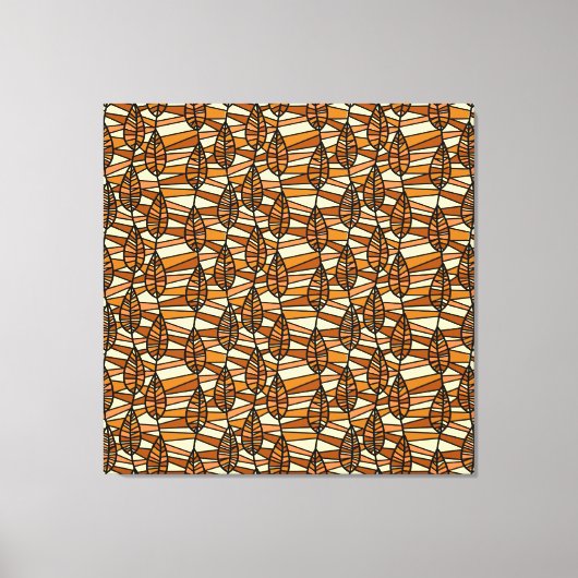 レトロ秋のキャンバス印刷 キャンバスプリント (正面)