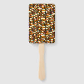 レトロ秋のハンドファン ハンドファン (裏面)