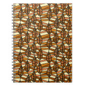 レトロ秋のフォトノート ノートブック (正面)