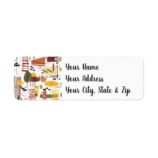 レトロ秋アゴーゴー ラベル (正面)