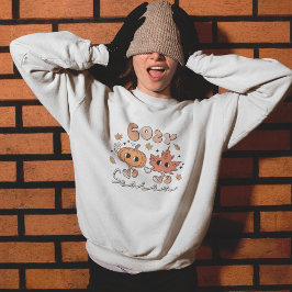 レトロ秋コジーシーズン スウェットシャツ