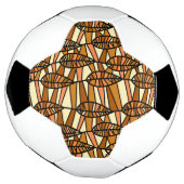 レトロ秋サッカーボール サッカーボール (回転)
