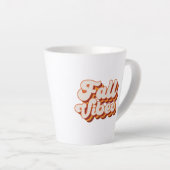 レトロ秋ビベス カフェラテマグ (右アングル)