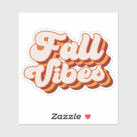 レトロ秋ビベス シール (シート)