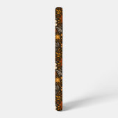 レトロ秋フローラルパタン – Boho Autumn Flowers Samsung Galaxyケース (左側面)