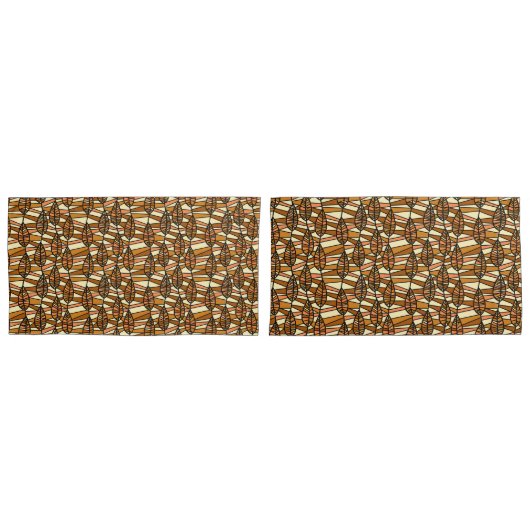 レトロ秋枕 枕カバー (正面-セット)