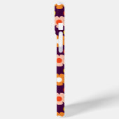 レトロ秋秋の花パターンパープル Case-Mate iPhoneケース (裏面 / 左)