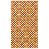 レトロ秋秋の花パターンブラウン テーブルクロス (正面)