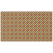 レトロ秋秋の花パターンブラック テーブルクロス (正面(横))