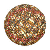 レトロ秋野球 野球ボール (正面左)