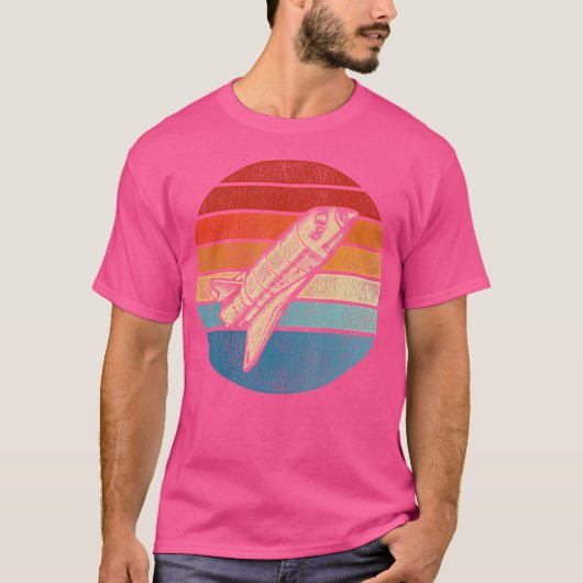 レトロ科学物理学天文学 Tシャツ (正面)