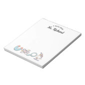 レトロ科学用品科学先生ギフト ノートパッド (回転)