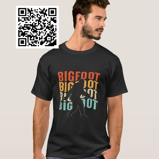 レトロ積み上げビッグフィート Tシャツ