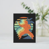 レトロ空手カンフー忍者武術アーツスポーツマン ポストカード (スタンド正面)