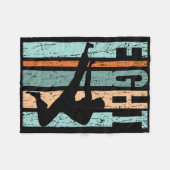 レトロ空手第8誕生日8柔道男薫風子供 フリースブランケット (正面(横))