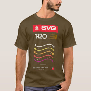 レトロ空白のVHS SVG Tシャツ