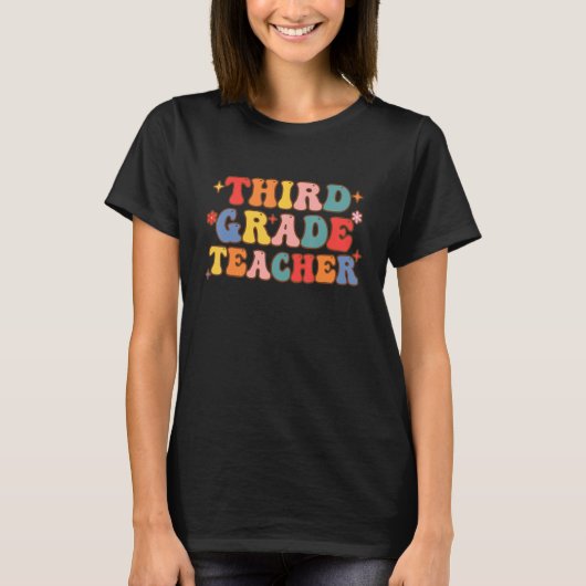 レトロ第3級T先生新学期 Tシャツ (正面)