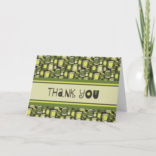 レトロ管理プロフェッショナルデイカード サンキューカード (正面)