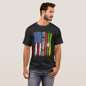レトロ米ミャンマー国旗最高のStepmom Ever母 Tシャツ (正面フル)