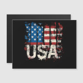 レトロ米国国旗USA 7月4日 (正面/裏面)