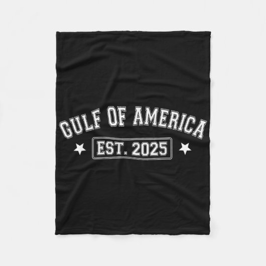 レトロ米国湾2025アメリカ国旗M フリースブランケット (正面)